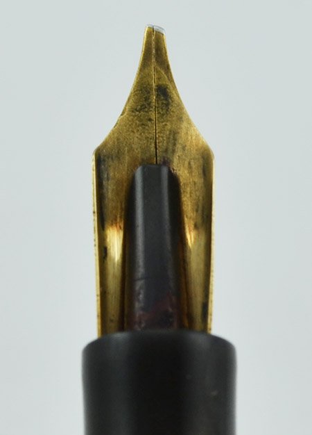 Mabie Todd Swan Fountain Pen - BCHR Eyedropper, Left Oblique Flex